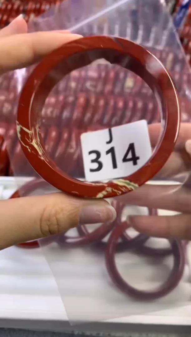 【闪购商品】碧石红碧石手镯J未镶嵌314-55