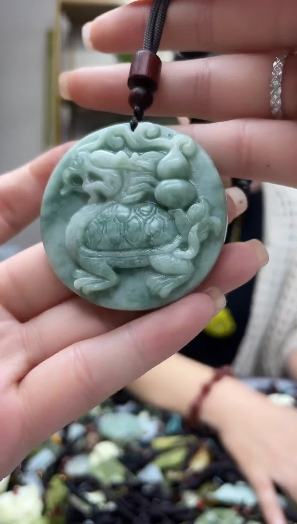 未镶嵌岫玉吊坠`多样性发货*拍一发一