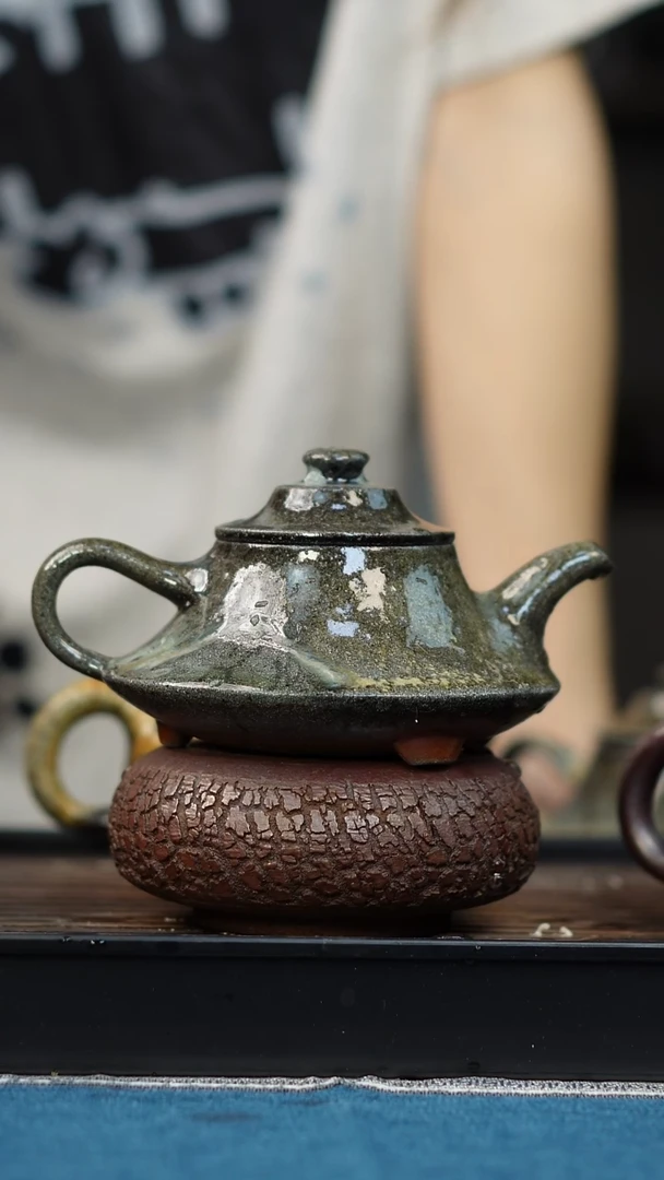 茶壶紫砂柴烧紫砂云炉壶