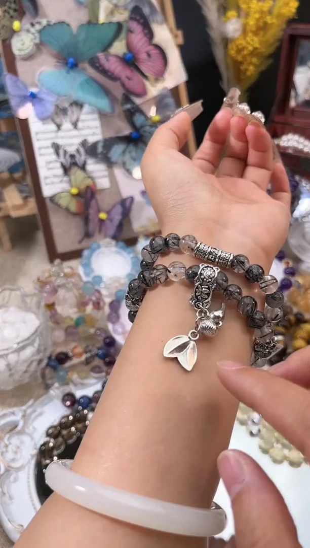 【闪购商品】水晶手链未镶嵌多样性发货颜色微差发其一