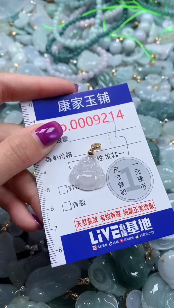 颈饰未镶嵌翡翠9214