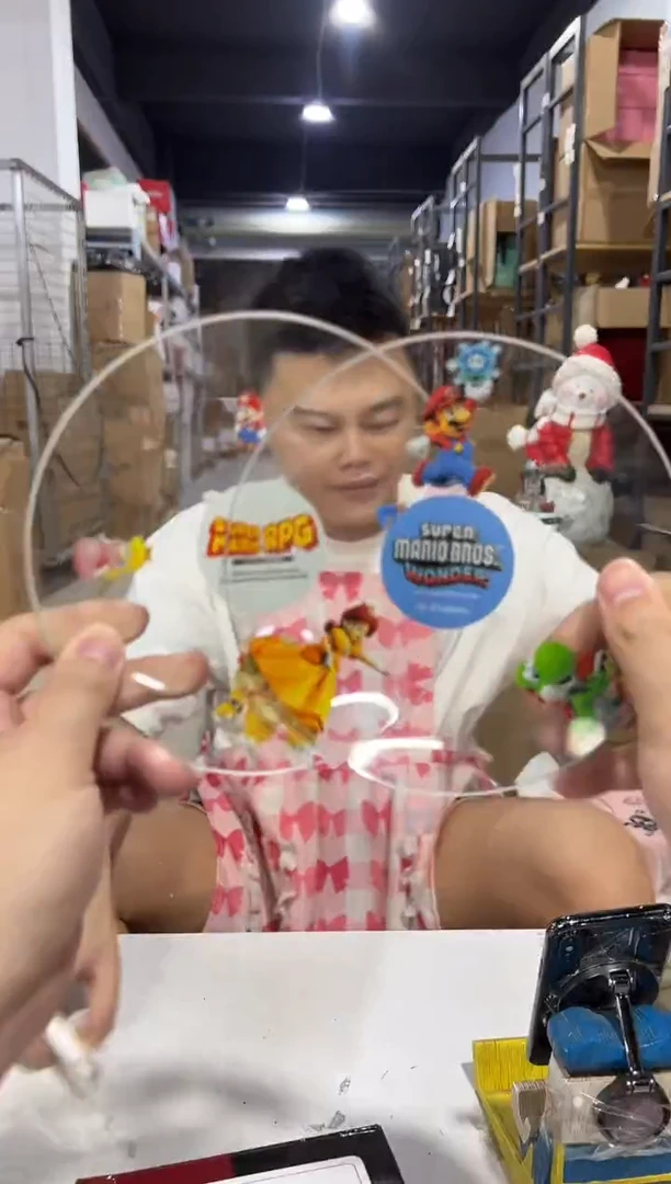 瓷片原盒马里奥盘子2件套