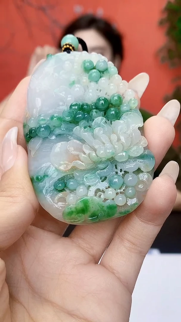 未镶嵌定制翡翠4829ty-毛货挂件109