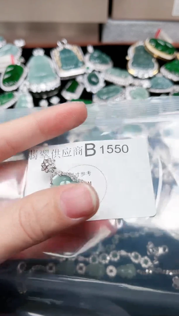 【闪购商品】翡翠颈饰未镶嵌1550赠皮绳