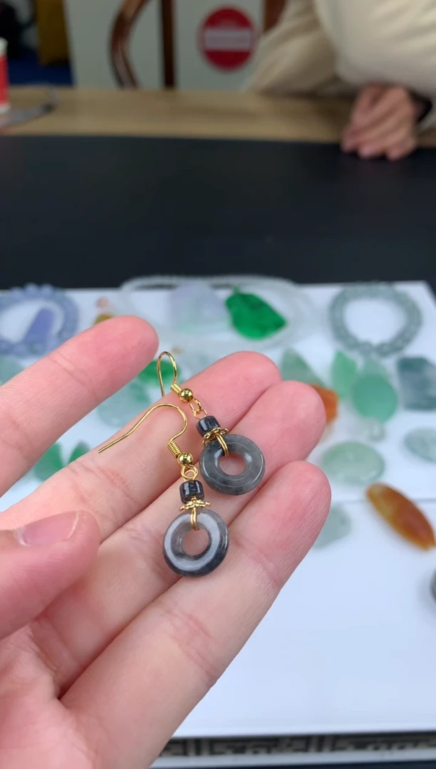 【闪购商品】翡翠耳饰未镶嵌翡翠