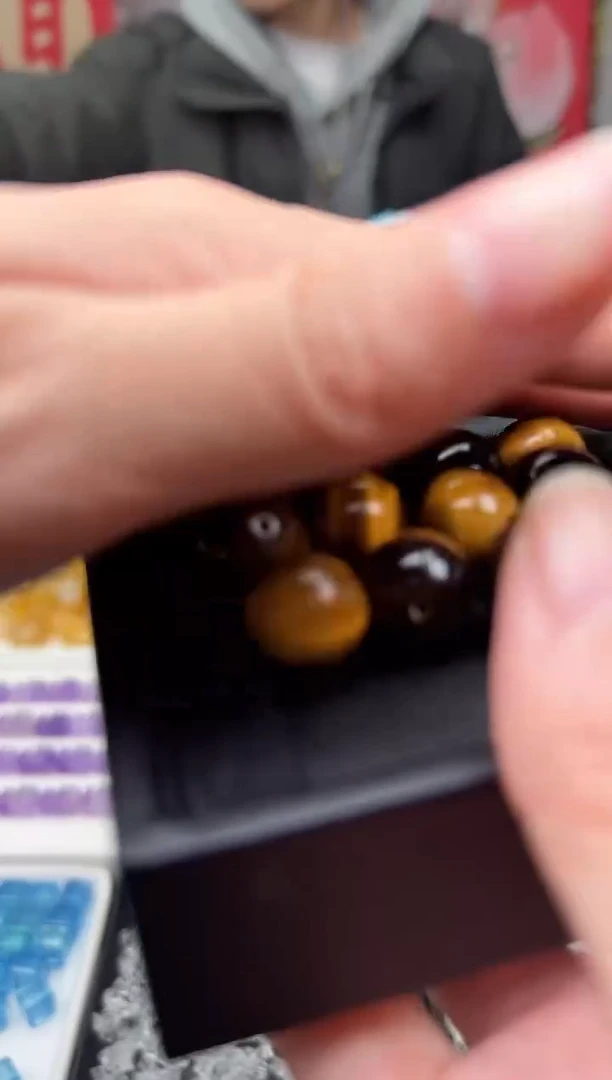 【闪购商品】木变石（虎睛石）颈饰未镶嵌21a多样性发一/1.24/1个14M