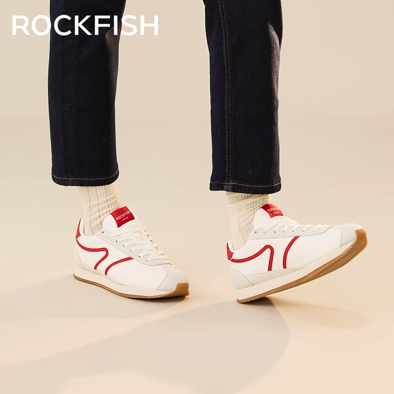 Rockfish【阿甘慢跑】301秋季新款轻运动轻户外复古德训明星同款鞋