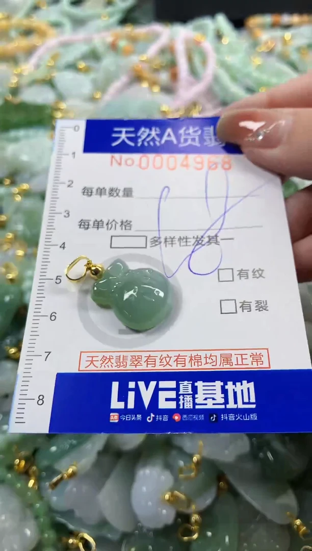 颈饰未镶嵌翡翠天然A货翡翠