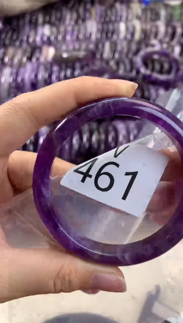 【闪购商品】水晶水晶手镯V未镶嵌461-56