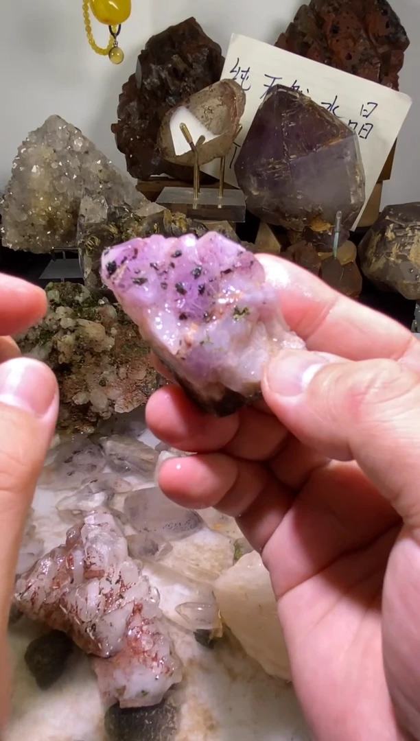 未镶嵌珠宝半成品水晶145号50g四川超七花园水晶