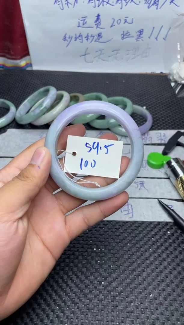 未镶嵌手镯翡翠100