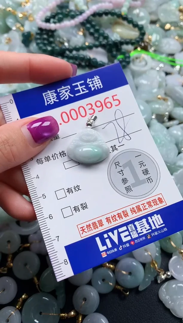 颈饰未镶嵌翡翠3965
