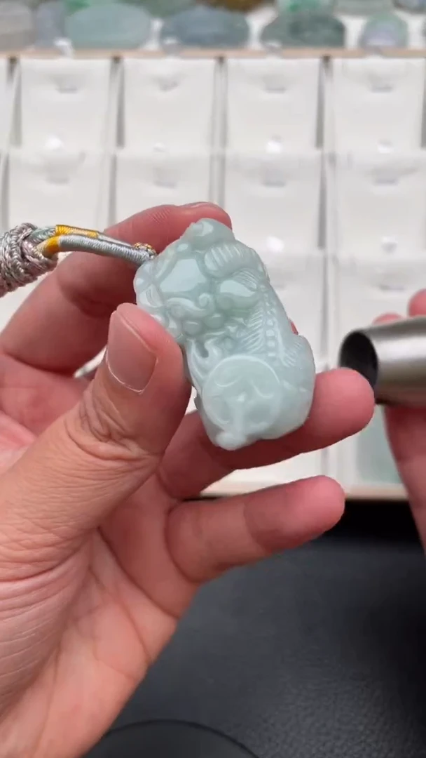 颈饰未镶嵌翡翠天然缅甸翡翠A货279