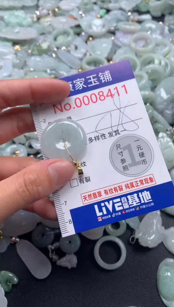 颈饰未镶嵌翡翠8411