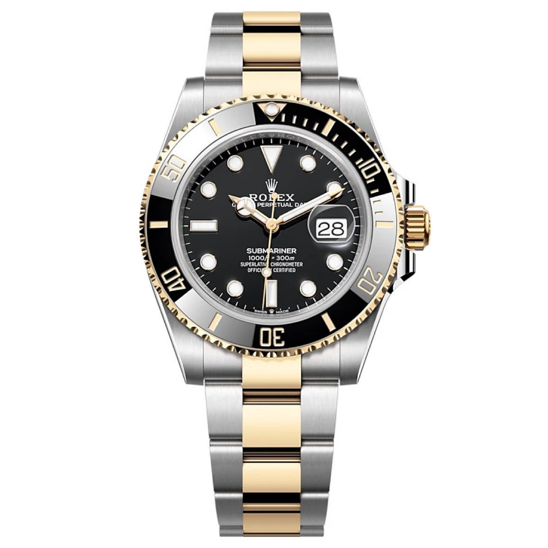 99新 Rolex/劳力士 潜航者型 m126613ln-0002 自动上链 黄金钢