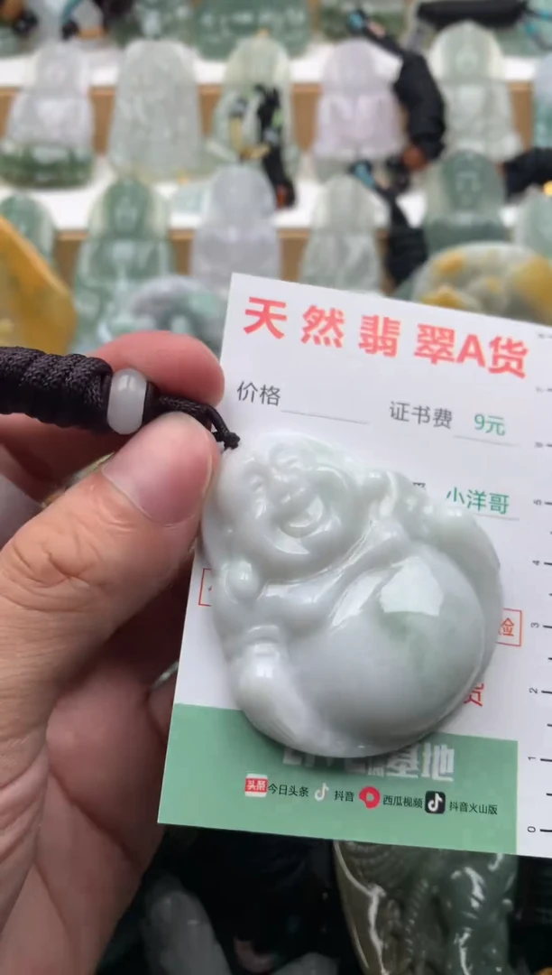 翡翠未镶嵌吊坠(不含链)1