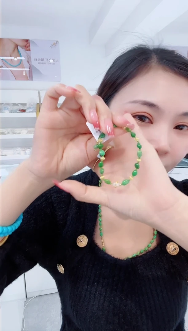 【闪购商品】绿松石手链银S925镶嵌发货一件