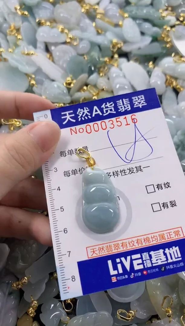 颈饰未镶嵌翡翠天然A货翡翠