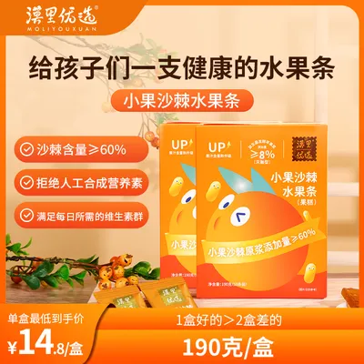 漠里优选小果沙棘水果条•儿童零食营养健康•软糯酸甜VC