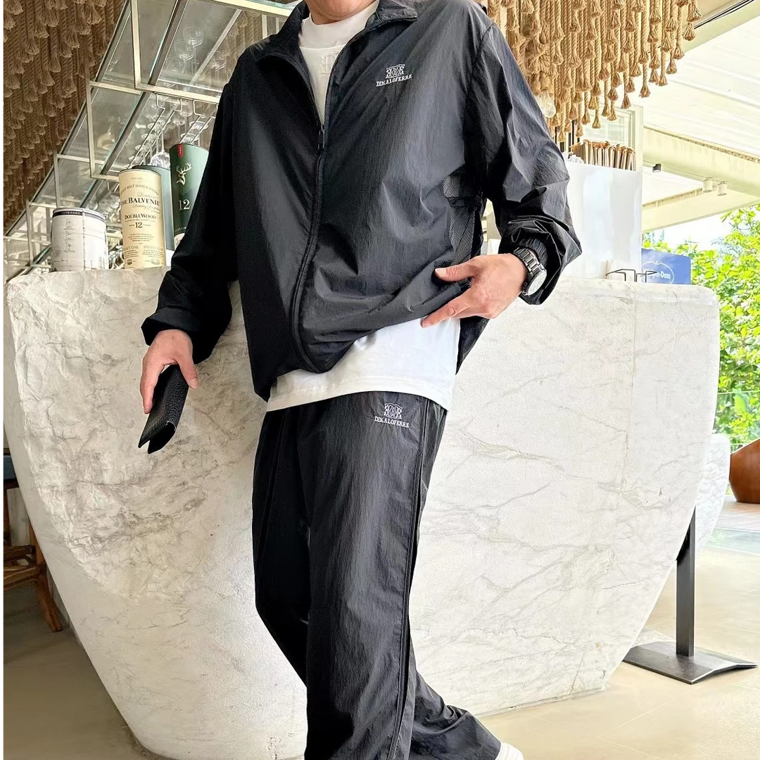 DIKALO FERRE/迪卡里奥 费雷D52TZ909A+B早春高定皱感时尚男套装