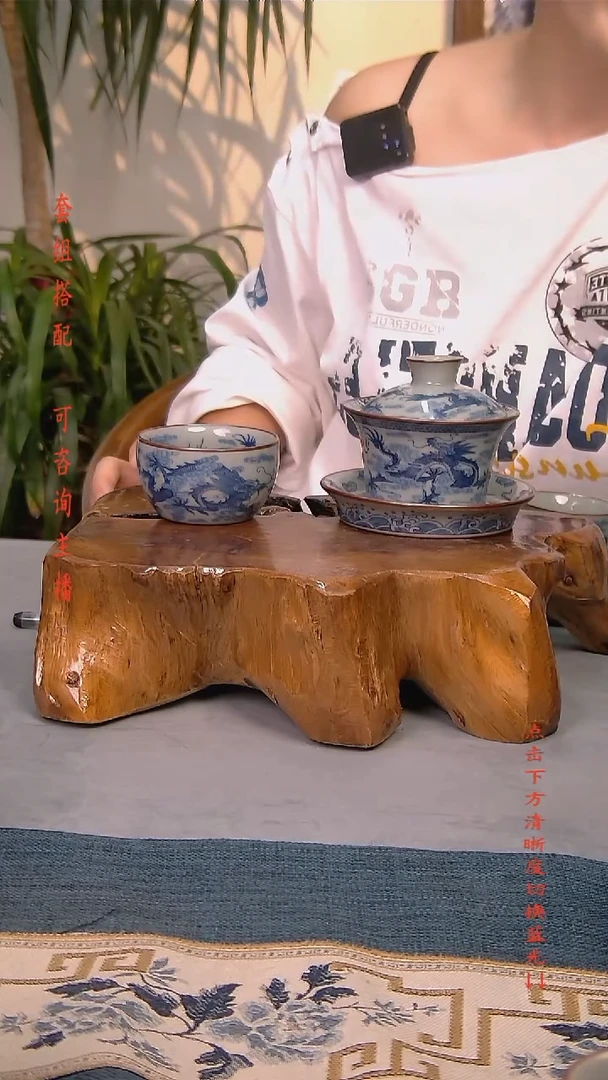简装家用款22件套 老陶泥开片纹陶瓷茶具