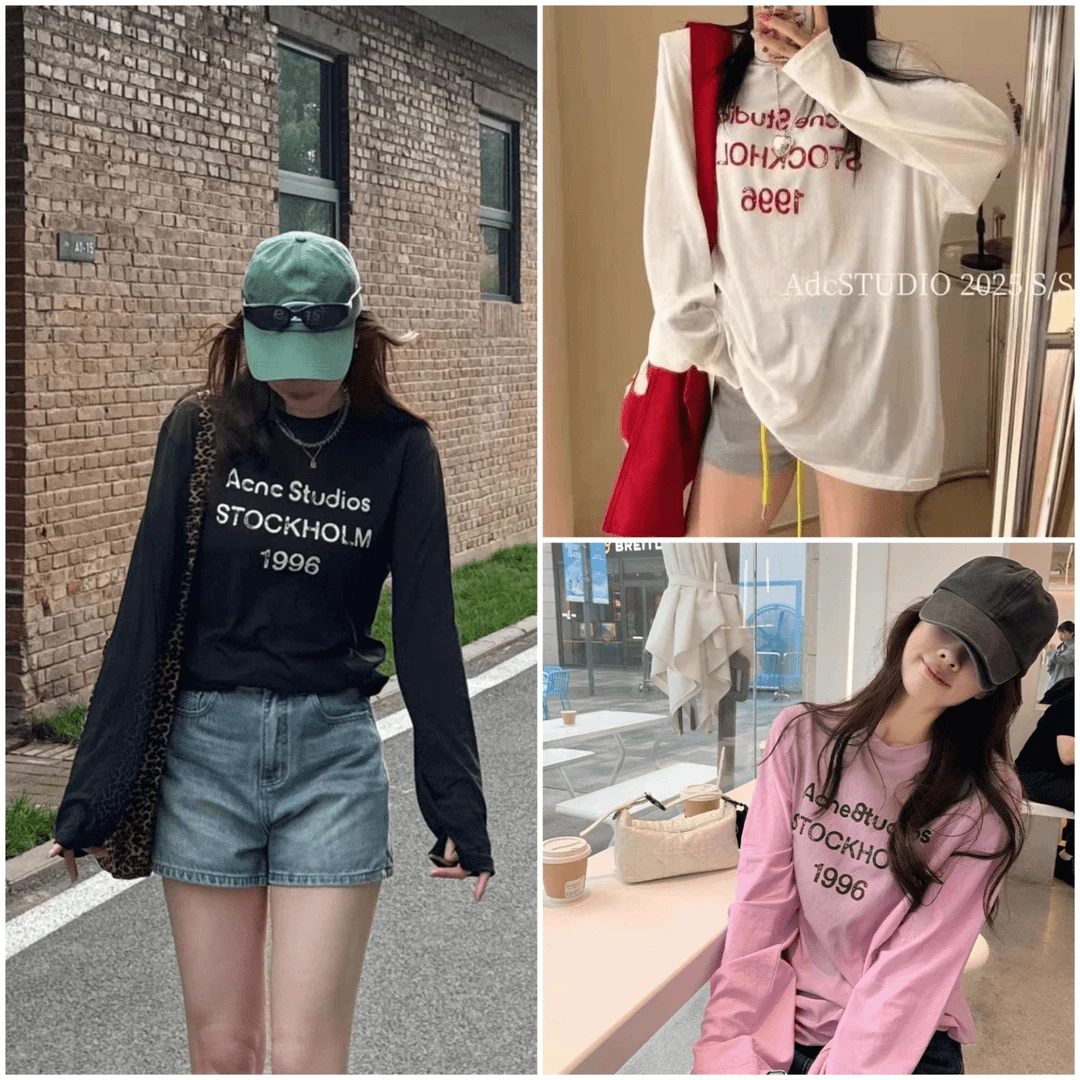 韩系粉色印花冰丝空调罩衫上衣女夏季小个子外搭宽松防晒长袖t恤