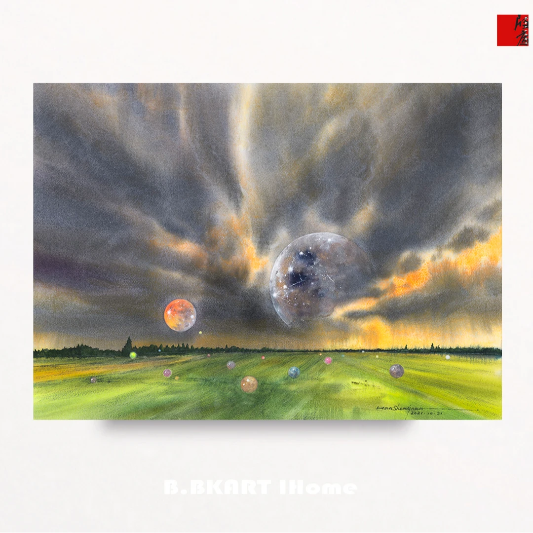 B.BK 版库艺术｜韩胜男限量艺术版画 家居艺术美学