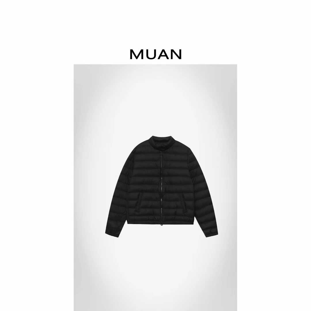 木岸MUAN：《小排骨羽绒服》定制高级90白鸭羽绒服外套上衣女JD-3601