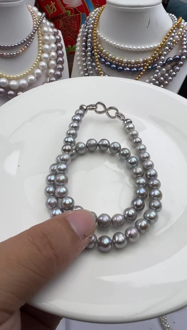 淡水珍珠未镶嵌颈饰1