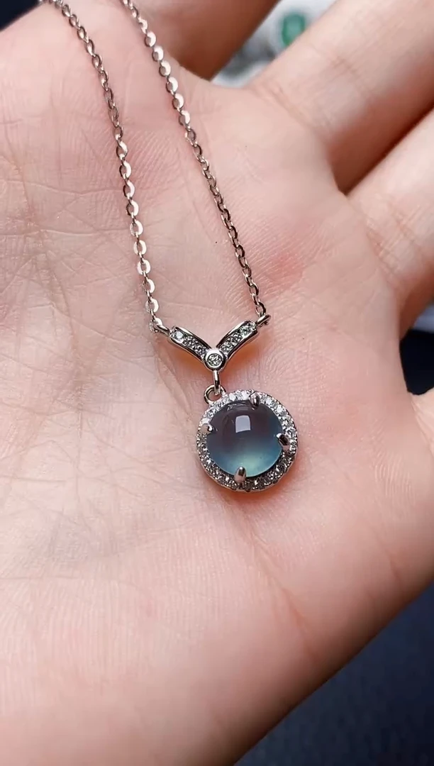 银S925镶嵌戒指翡翠1540