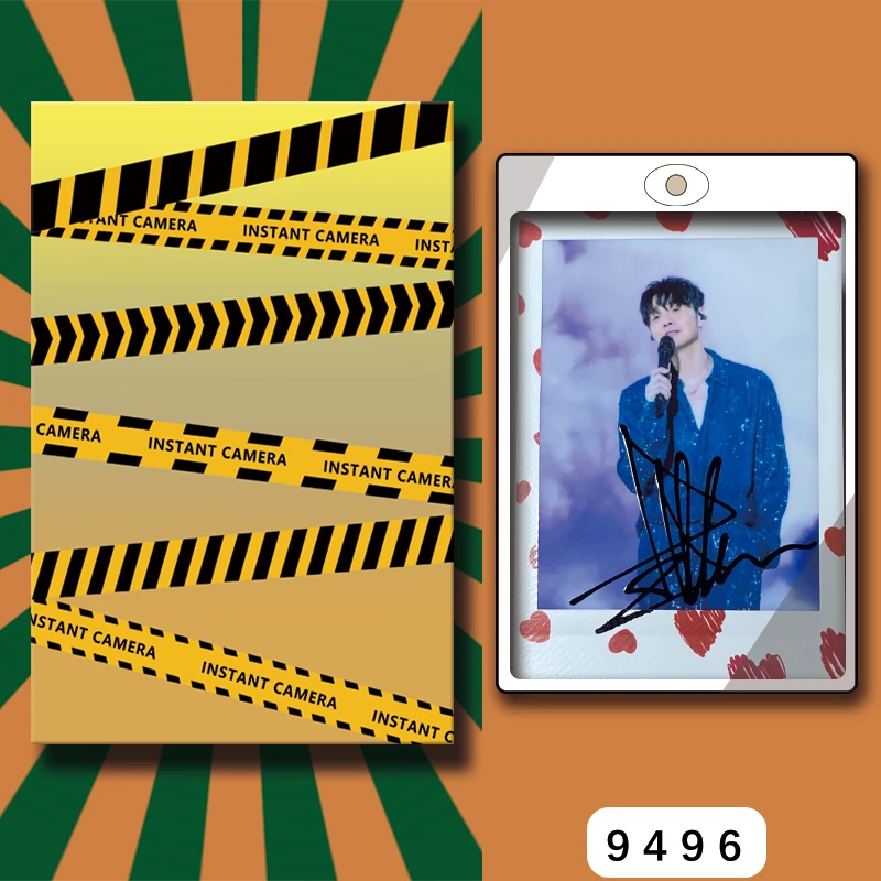 D9496【李荣浩】 正品拍立得照片 爱心