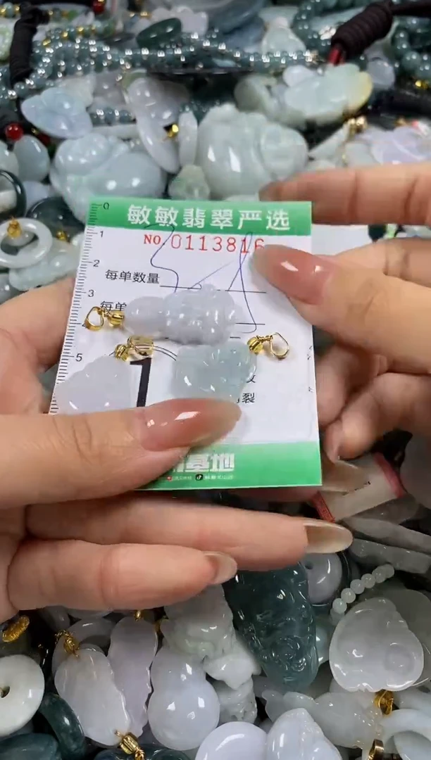 【闪购商品】翡翠颈饰未镶嵌闪购0113816多样性发其一