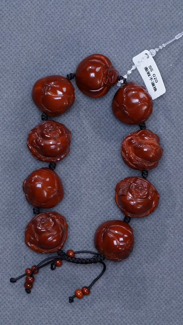 橄榄核吊坠财神财神24