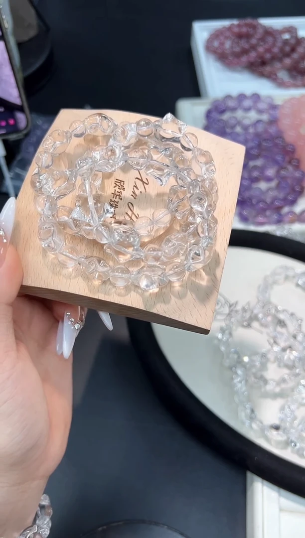 水晶手串未镶嵌8e多样性发其一【1条】默认微瑕