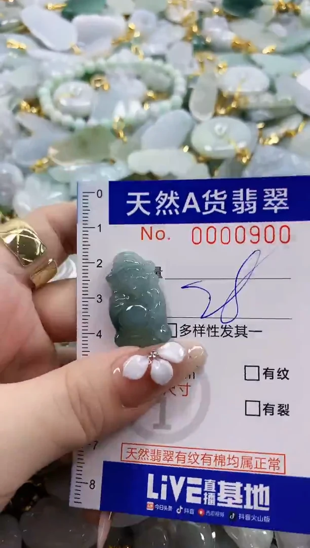 颈饰未镶嵌翡翠天然A货翡翠