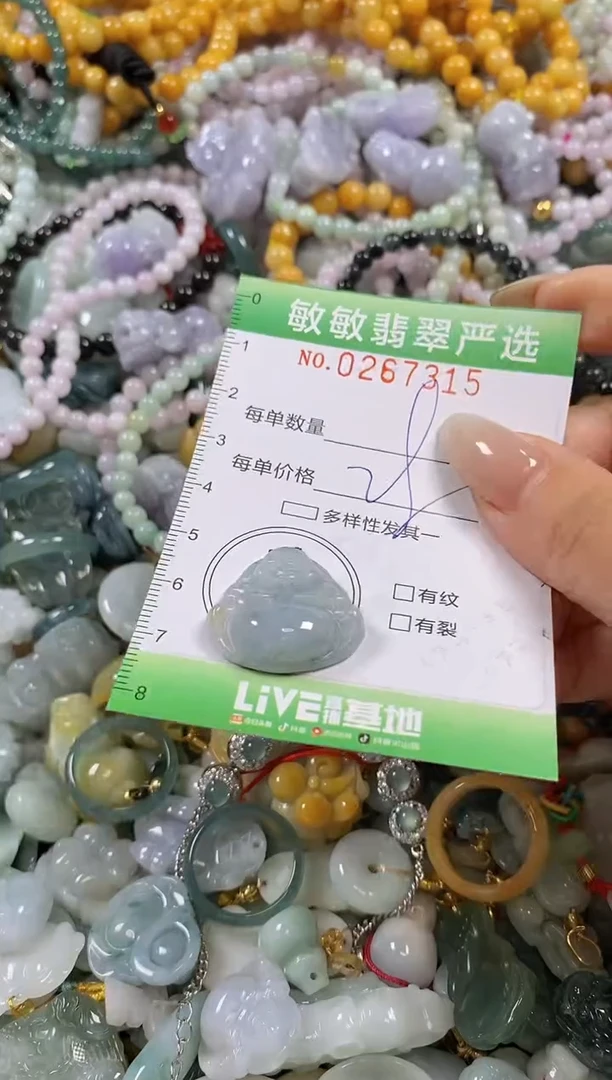 翡翠未镶嵌颈饰闪购0267315