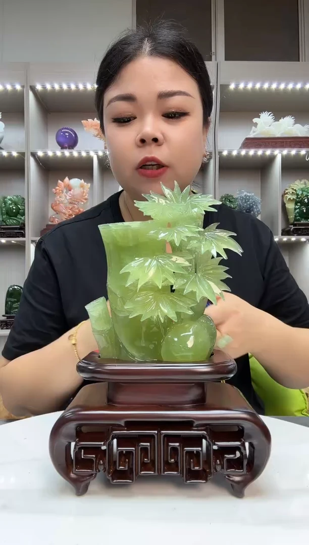 石材天然岫岩玉摆件