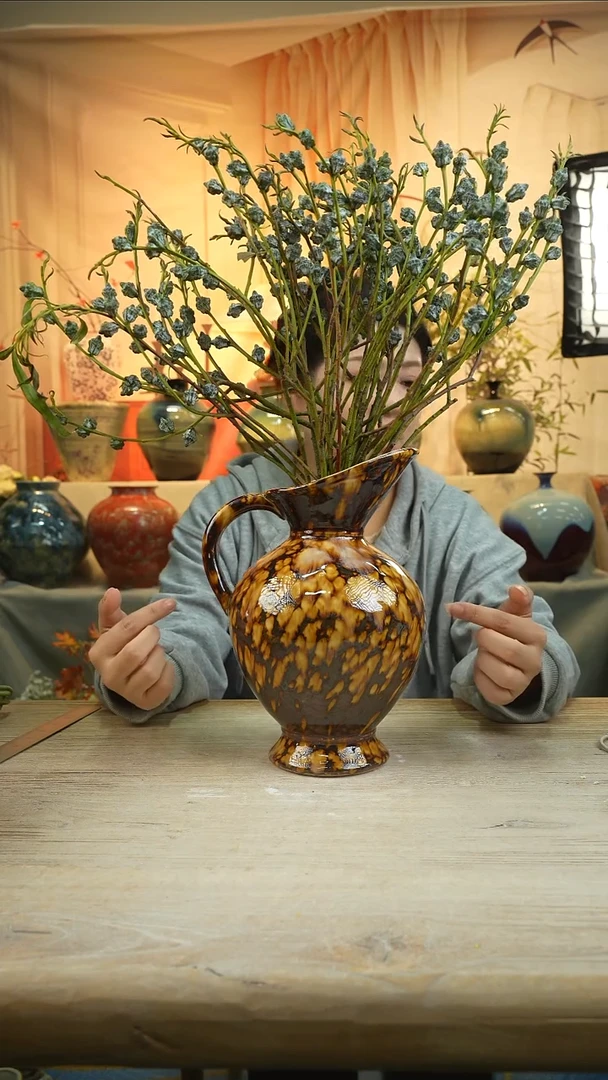 高28口13高温陶瓷花器