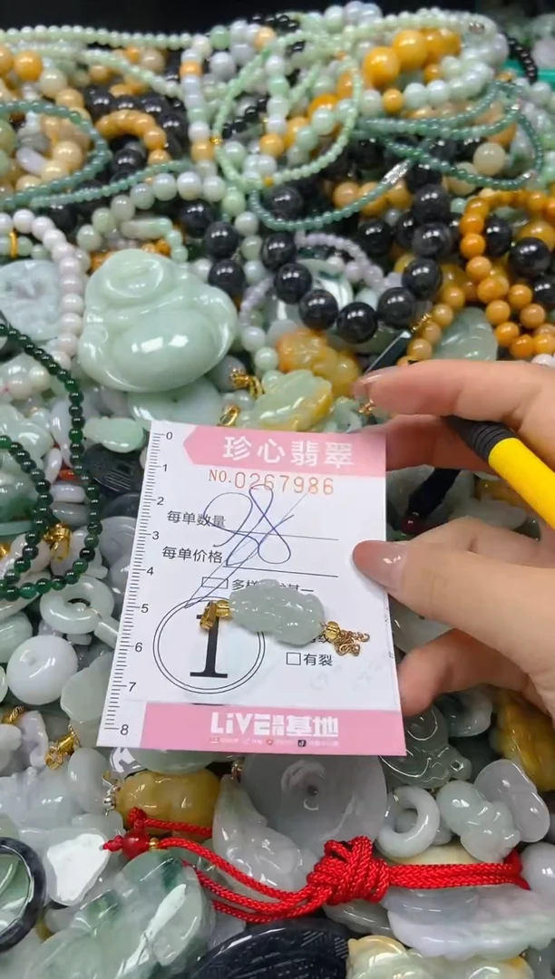 翡翠未镶嵌颈饰闪购0267986多样性发其一