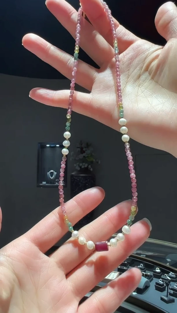 【闪购商品】碧玺颈饰未镶嵌2】多样性发其一
