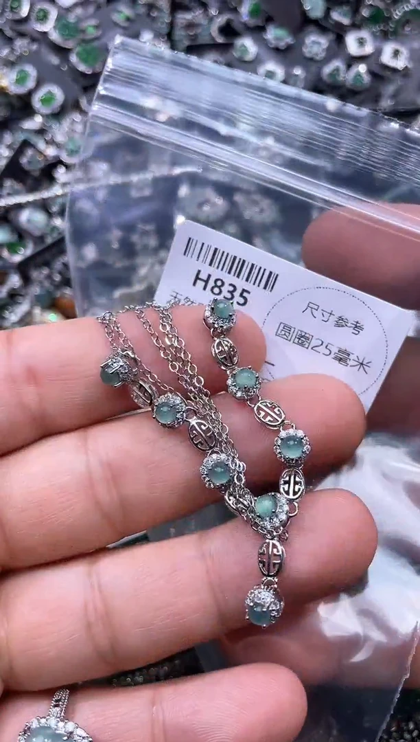 【闪购商品】翡翠颈饰未镶嵌H835项链