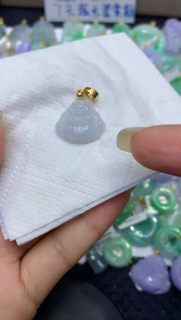 颈饰未镶嵌翡翠天然缅甸A货翡翠