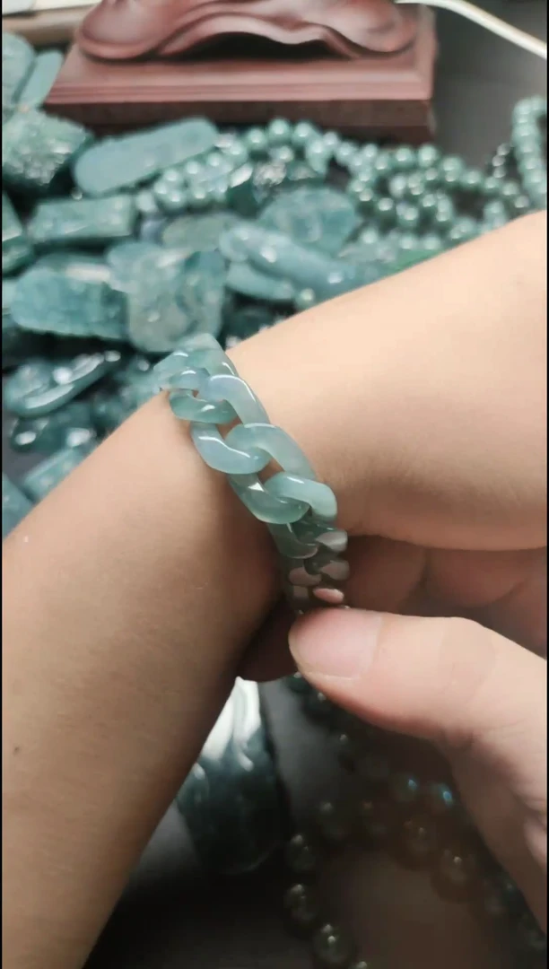 套链未镶嵌翡翠男士手链