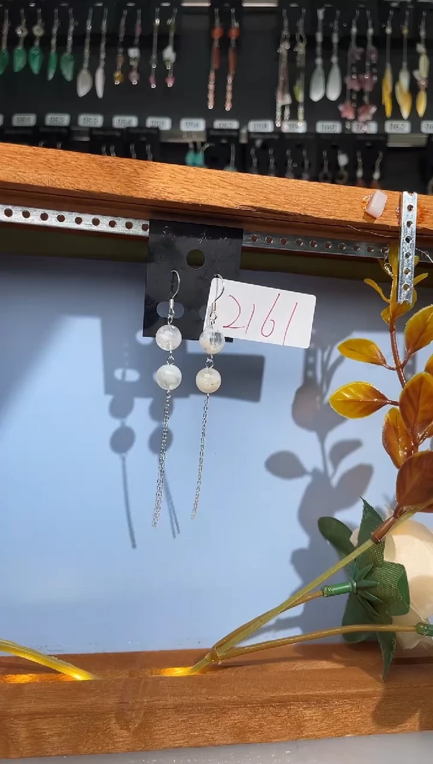 【闪购商品】紫晶耳饰银S925镶嵌喜欢拍