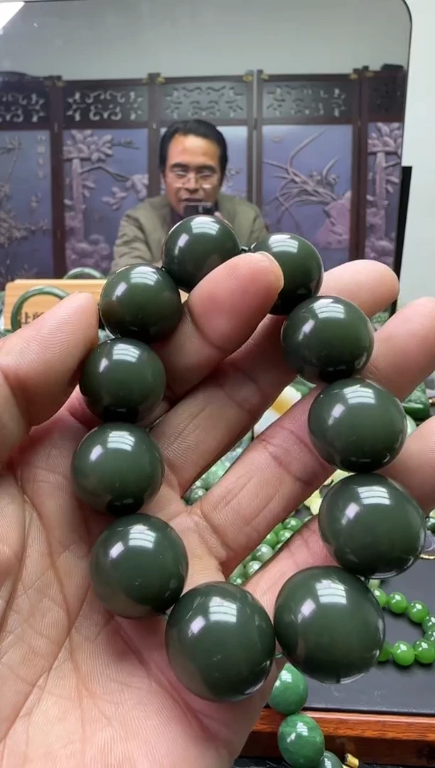 未镶嵌和田玉珠宝奇石手串