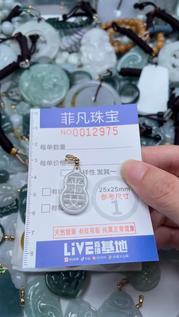 颈饰未镶嵌翡翠12975