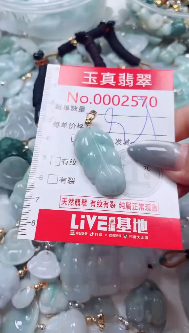 吊坠(不含链)未镶嵌翡翠2570