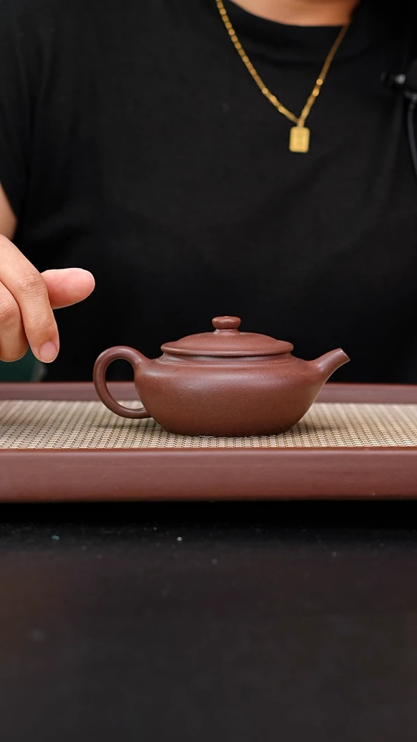 茶壶紫砂四号井底槽青融古170cc鲍煜