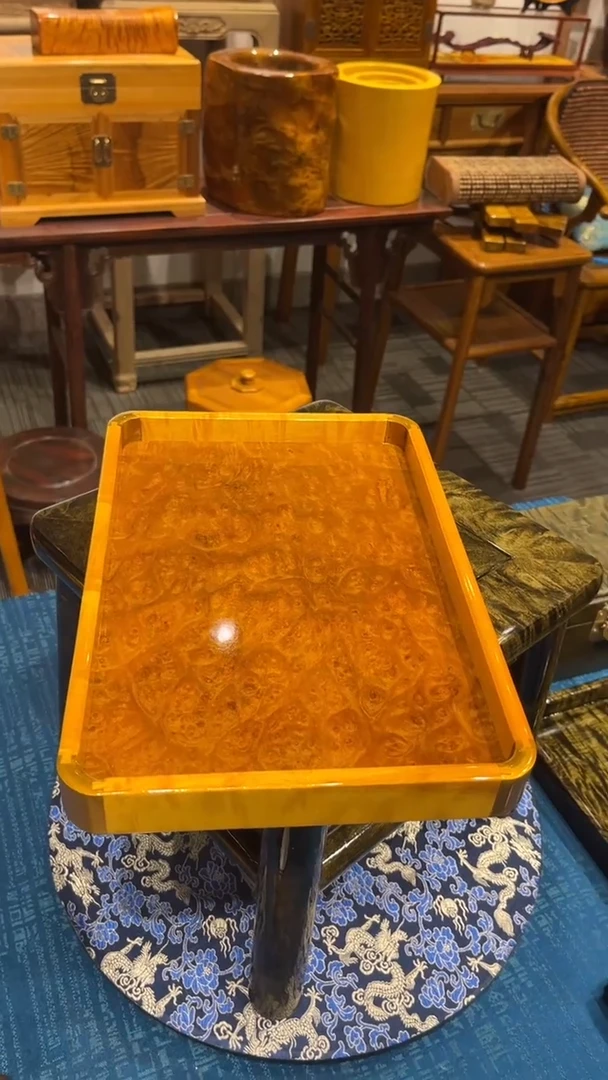 金丝楠金丝楠木满瘤疤托盘