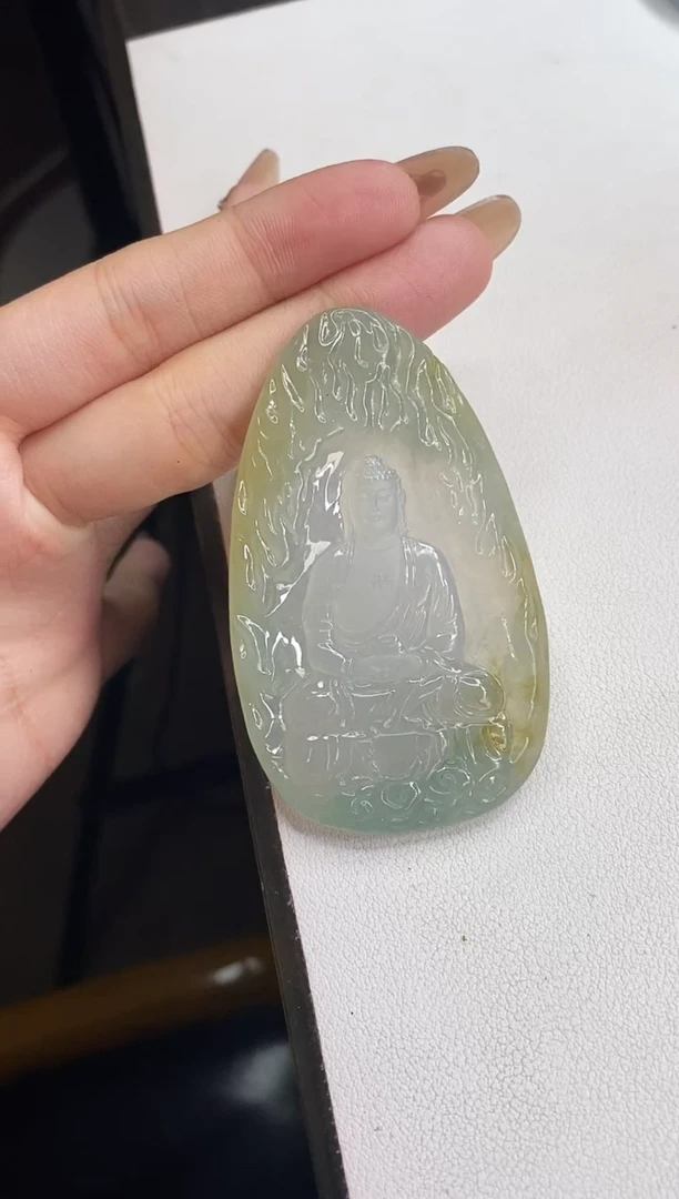 【闪购商品】翡翠颈饰未镶嵌天然缅甸A货翡翠